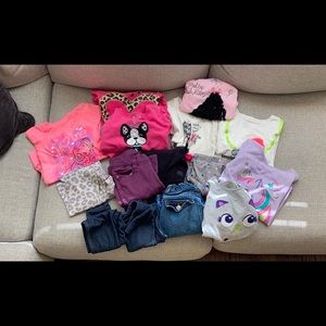 Girls Size 5 Lot / bundle Tops and Leggings